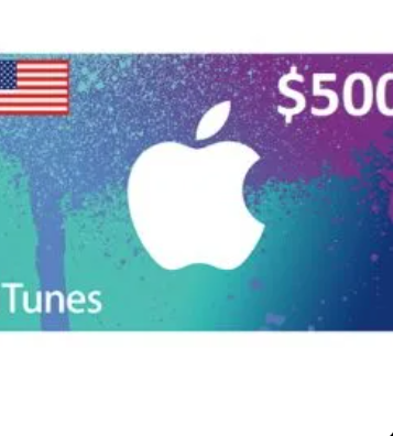 $500 iTunes Gift Card – USA