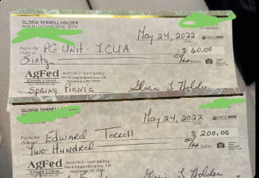 AGFED CREDIT UNION DEPOSIT CHECK | $2000 – $5000